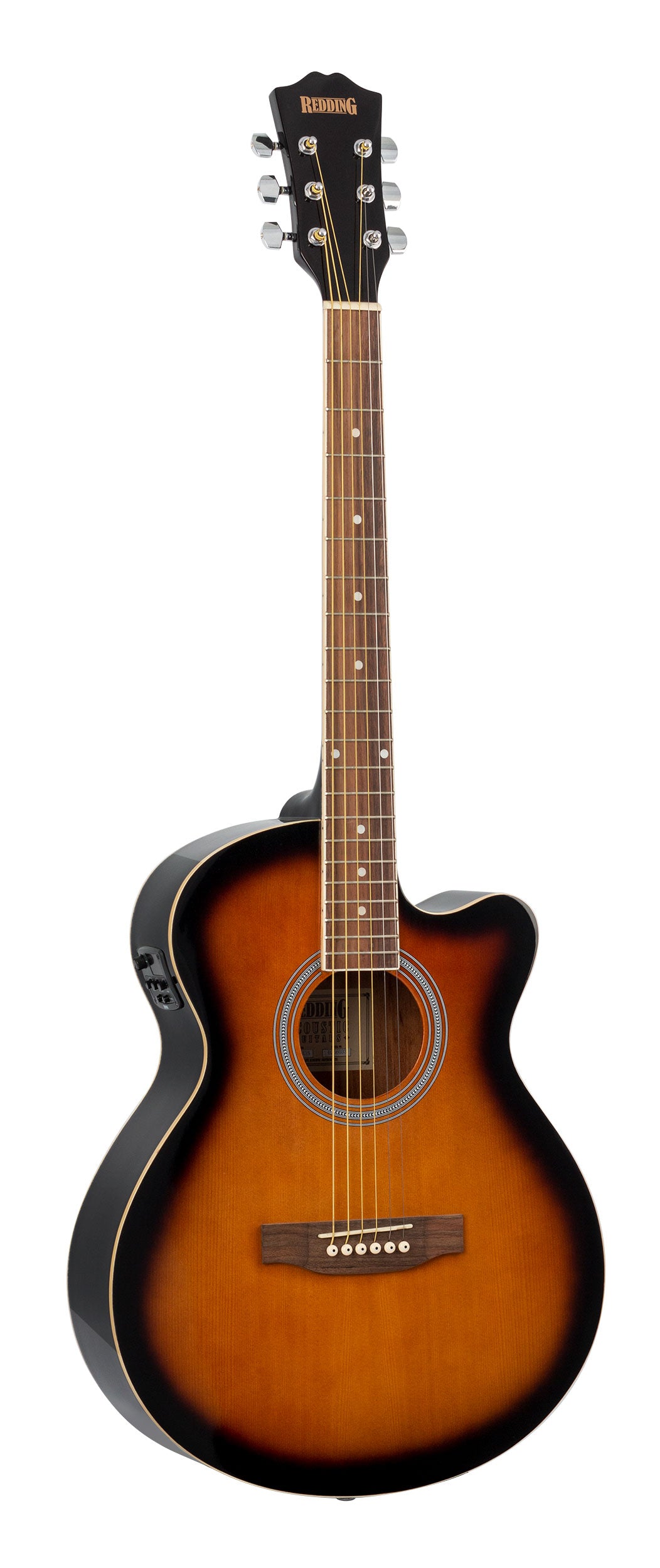 Redding | RGC51PCETS | Grand Concert Electric/Acoustic Guitar | Tobacco Sunburst Redding | RGC51PCETS | Grand Concert Electric/Acoustic Guitar | Tobacco Sunburst